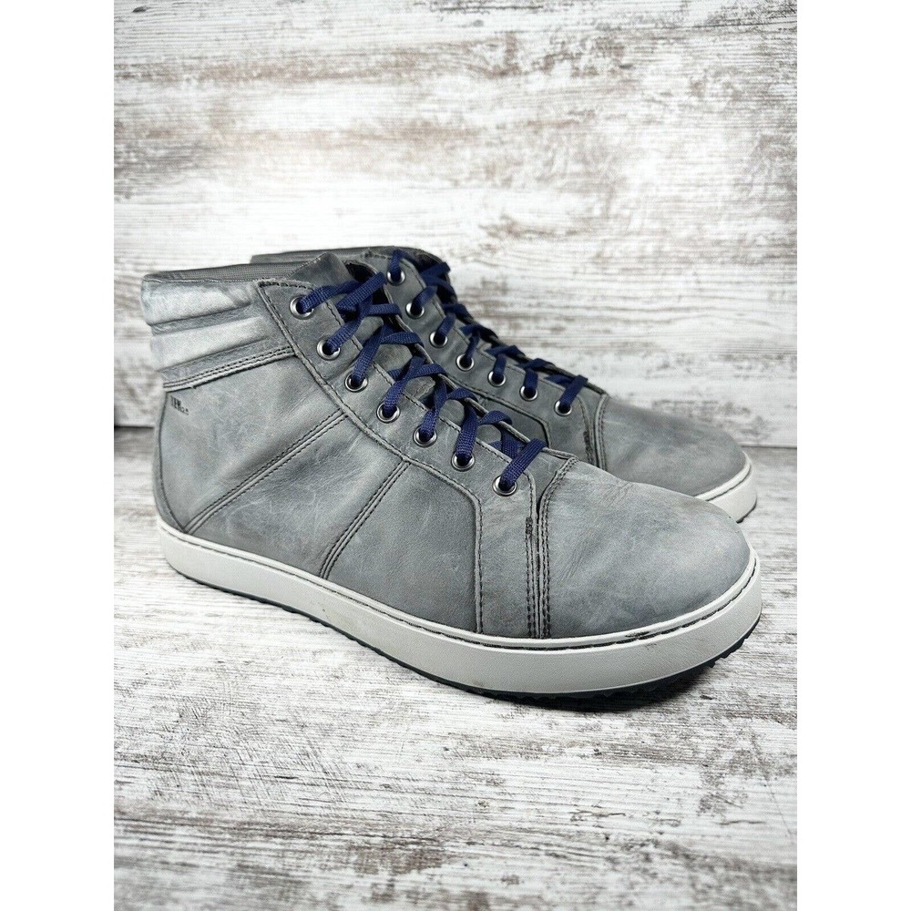 Men's Grey High-Top Casual Sneakers